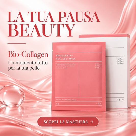 Confezione Biodance Bio-Collagen Real Deep Mask, maschera viso in tessuto