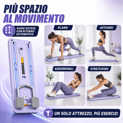 Tavola Pieghevole Multifunzione per Fitness – Allenamento Addominali, Core e Corpo Completo