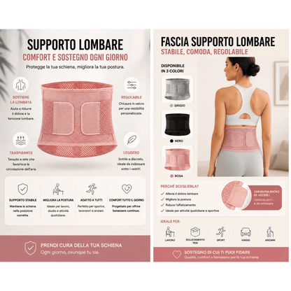 Cintura Supporto Schiena – Sostegno Lombare Regolabile 0ibj8a-wi cintura-supporto-schiena-sostegno-lombare-regolabile cintura lombare, fascia lombare, mal di schiena, postura, supporto schiena