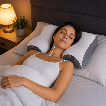 NeckCloud™ AYCS cuscino cervicale con fodera lavabile in lavatrice