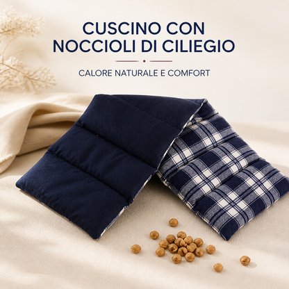Cuscino Termico con Noccioli di Ciliegia – 8 Compartimenti 75x20cm