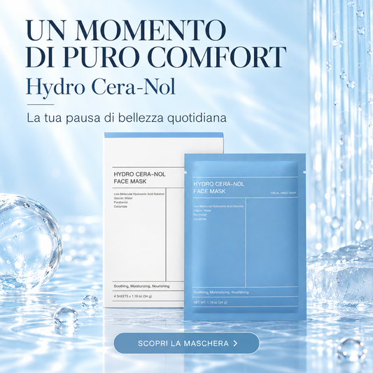 Confezione Biodance Hydro Cera-Nol Face Mask, maschera viso in tessuto