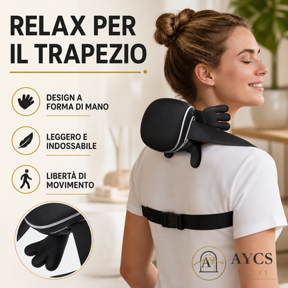 Massaggiatore per Collo e Spalle 4D Bionico Nero