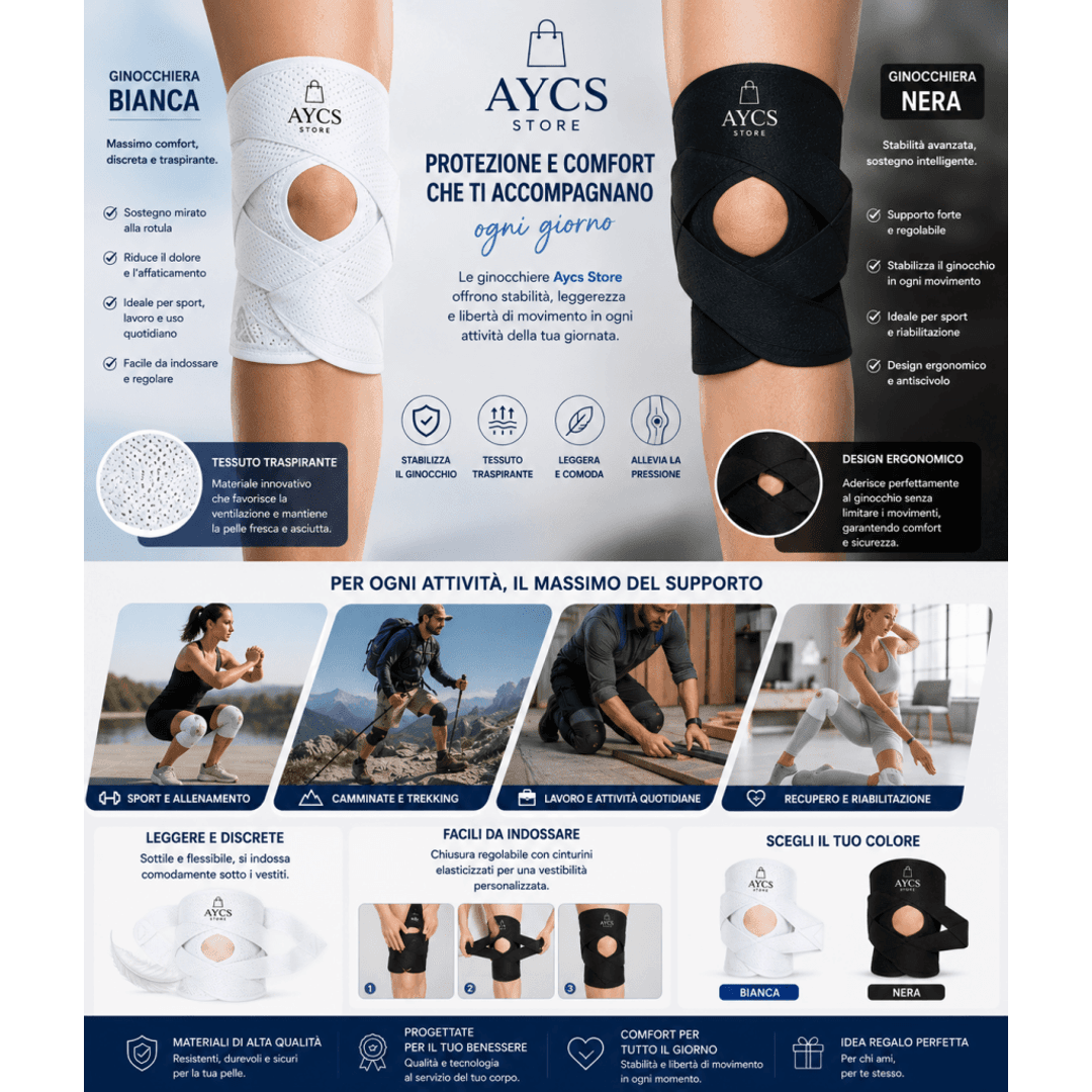 Ginocchiera Regolabile AYCS – Supporto, Stabilità e Comfort Quotidiano 0ibj8a-wi ginocchiera-regolabile-aycs-supporto-stabilita-e-comfort-quotidiano ginocchiera ciclismo, ginocchiera compressione, ginocchiera ortopedica, ginocchiera per corsa, ginocchiera per dolore ginocchio, ginocchiera per palestra, ginocchiera regolabile, ginocchiera rotula, ginocchiera stabilizzante