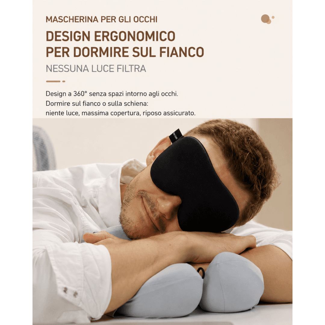 Mascherina Sonno 3D Memory Foam – Blocca Luce, Comfort Totale 0ibj8a-wi maschera-per-il-sonno-3d-in-memory-foam-blocca-luce-comfort-totale-ideale-per-casa-e-viaggio dormire meglio, maschera notte 3d, maschera notte ergonomica, maschera occhi notte, maschera oscurante, maschera sonno, meno stress, relax notte, sleep mask, sonno profondo