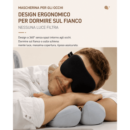 Mascherina Sonno 3D Memory Foam – Blocca Luce, Comfort Totale 0ibj8a-wi maschera-per-il-sonno-3d-in-memory-foam-blocca-luce-comfort-totale-ideale-per-casa-e-viaggio dormire meglio, maschera notte 3d, maschera notte ergonomica, maschera occhi notte, maschera oscurante, maschera sonno, meno stress, relax notte, sleep mask, sonno profondo