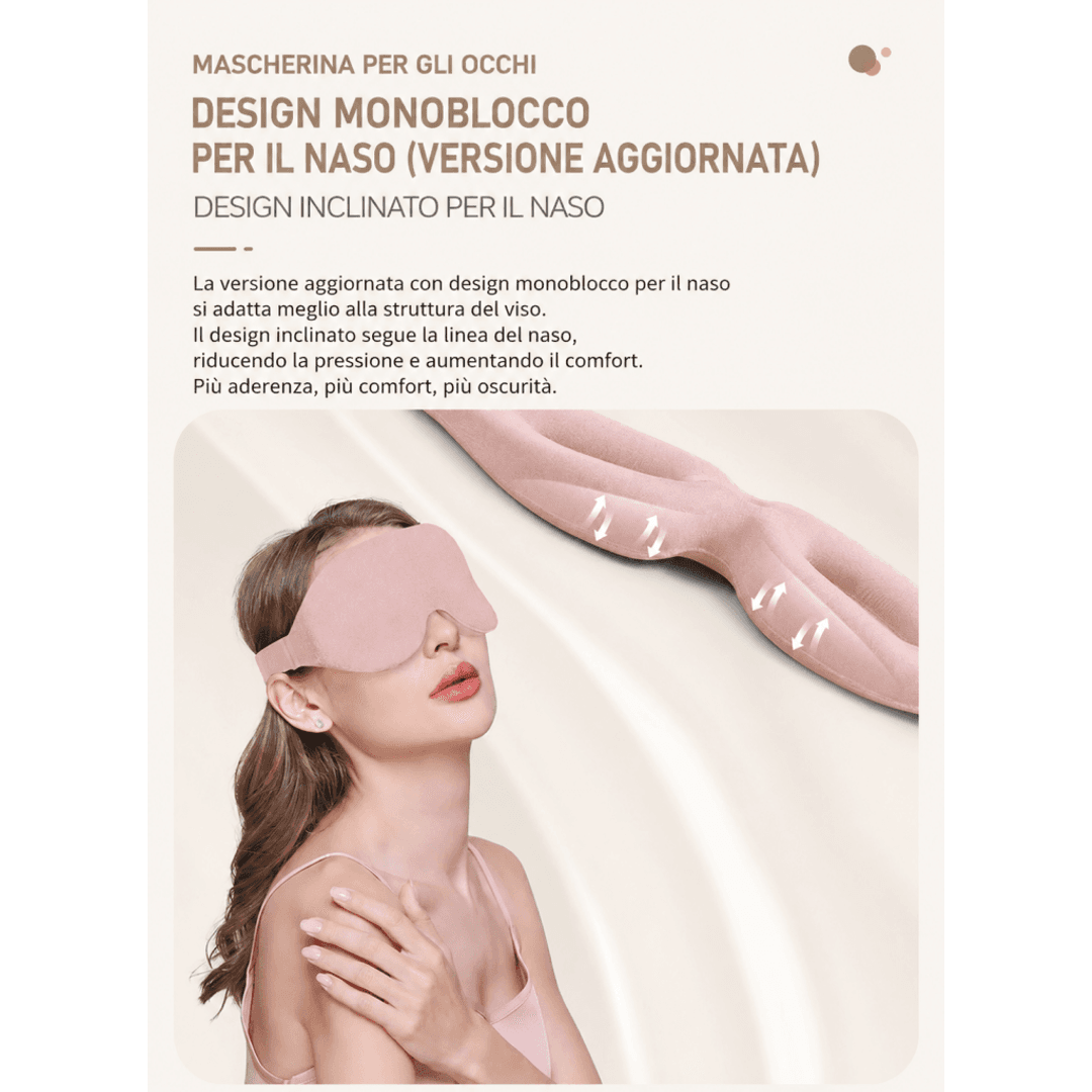 Mascherina Sonno 3D Memory Foam – Blocca Luce, Comfort Totale 0ibj8a-wi maschera-per-il-sonno-3d-in-memory-foam-blocca-luce-comfort-totale-ideale-per-casa-e-viaggio dormire meglio, maschera notte 3d, maschera notte ergonomica, maschera occhi notte, maschera oscurante, maschera sonno, meno stress, relax notte, sleep mask, sonno profondo