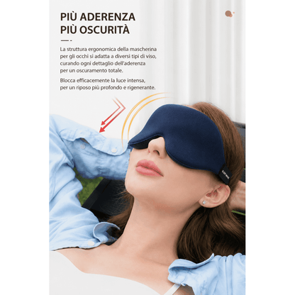 Mascherina Sonno 3D Memory Foam – Blocca Luce, Comfort Totale 0ibj8a-wi maschera-per-il-sonno-3d-in-memory-foam-blocca-luce-comfort-totale-ideale-per-casa-e-viaggio dormire meglio, maschera notte 3d, maschera notte ergonomica, maschera occhi notte, maschera oscurante, maschera sonno, meno stress, relax notte, sleep mask, sonno profondo