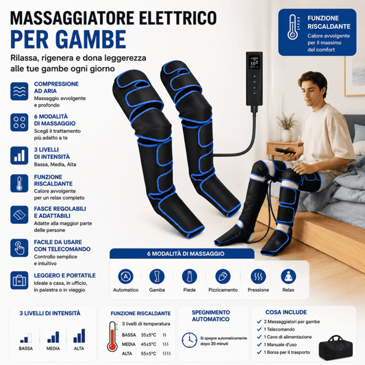 Massaggiatore Elettrico per Gambe con Compressione ad Aria e Calore 0ibj8a-wi massaggiatore-elettrico-per-gambe-con-compressione-ad-aria-e-calore circolazione gambe, compressione ad aria, fitness recovery, gambe pesanti, massaggiatore, massaggiatore elettrico, massaggiatore gambe con compressione, massaggiatore gambe riscaldante, massaggiatore per circolazione gambe, massaggiatore polpacci elettrico, massaggio gambe, massaggio riscaldante, recupero muscolare, rilassatore muscolare gambe, sport