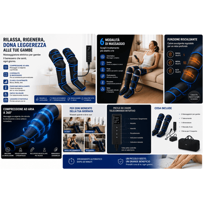 Massaggiatore Elettrico per Gambe con Compressione ad Aria e Calore 0ibj8a-wi massaggiatore-elettrico-per-gambe-con-compressione-ad-aria-e-calore circolazione gambe, compressione ad aria, fitness recovery, gambe pesanti, massaggiatore, massaggiatore elettrico, massaggiatore gambe con compressione, massaggiatore gambe riscaldante, massaggiatore per circolazione gambe, massaggiatore polpacci elettrico, massaggio gambe, massaggio riscaldante, recupero muscolare, rilassatore muscolare gambe, sport