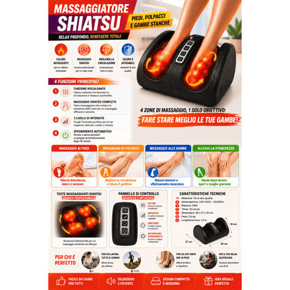 Massaggiatore Shiatsu per Piedi e Polpacci con Calore – Sollievo Immediato 0ibj8a-wi massaggiatore-elettrico-shiatsu-per-piedi-e-polpacci-con-calore calf massager, circolazione gambe, dolore piedi, foot massager, gambe stanche, massaggiatore, massaggiatore con calore, massaggiatore piedi, massaggiatore polpacci, massaggiatore portatile, massaggiatore shiatsu, massaggio rilassante, promo, relax piedi, shiatsu piedi