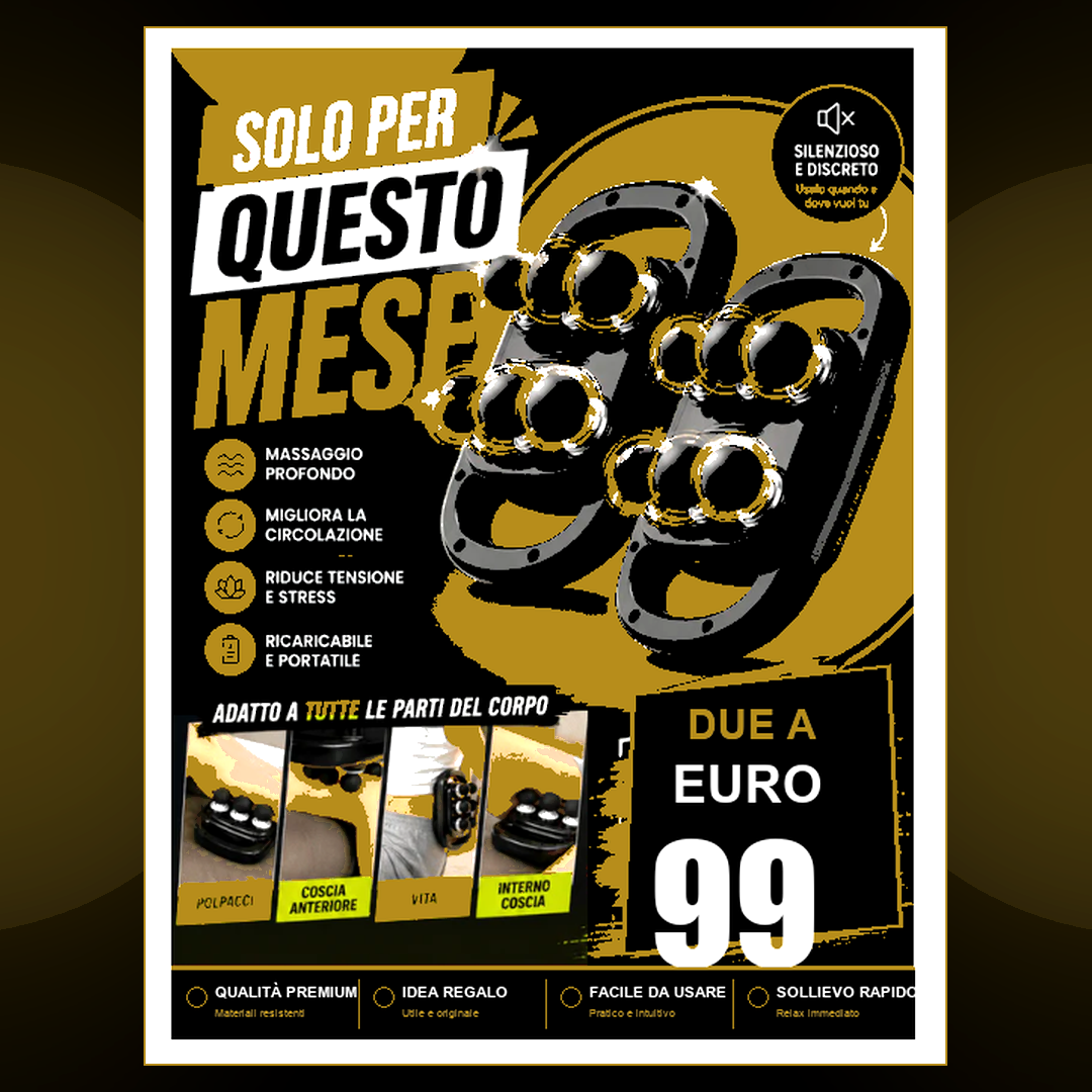 GunForce™ – Scioglie Ogni Tensione Muscolare in Pochi Minuti