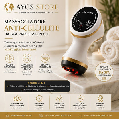 SlimPulse™ – Massaggiatore Anticellulite a Infrarossi da Spa Professionale