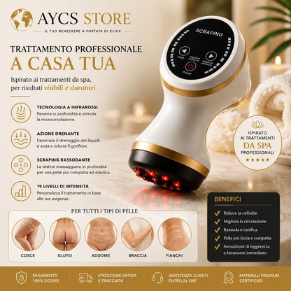 SlimPulse™ – Massaggiatore Anticellulite a Infrarossi da Spa Professionale