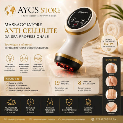SlimPulse™ – Massaggiatore Anticellulite a Infrarossi da Spa Professionale