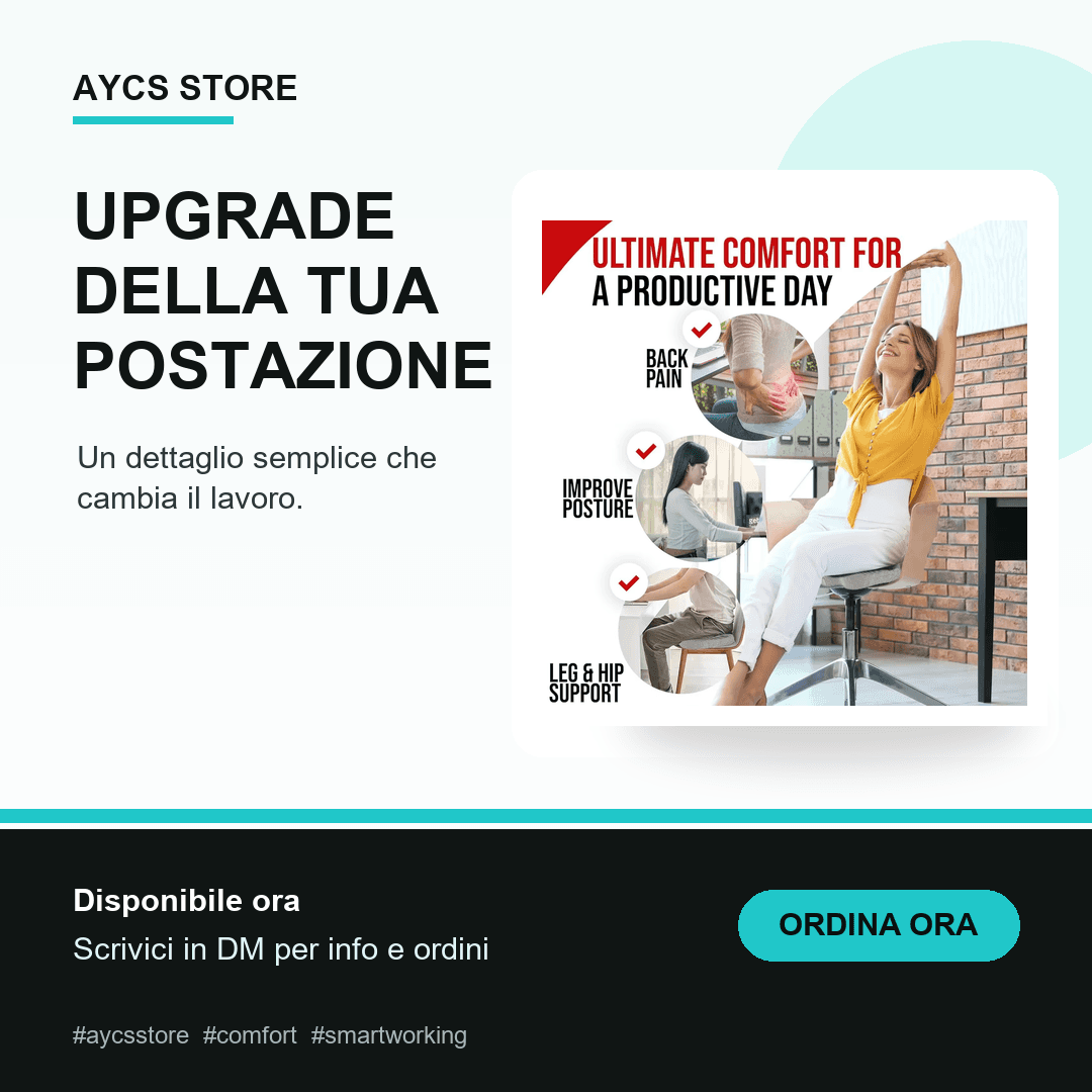 CushionPro workstation comfort cuscino memory foam ufficio